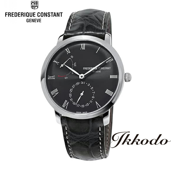 フレデリック・コンスタント フレデリックコンスタント FREDERIQUE CONSTANT スリムライン パワーリザーブ マニュファクチュール スイス製 グレーダイアル 40mm 日本国内正規品 2年保証 メンズ腕時計 FC-723GR3S6【FC723GR3S6】 227,700円
