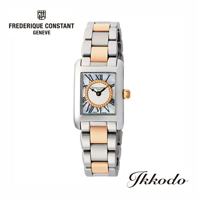 フレデリック・コンスタント フレデリックコンスタント FREDERIQUE CONSTANT クラシック カレ レディース 日本限定 クォーツ レディース腕時計 正規品 2年保証 FC-200MPDC12B｜城下町松本の時計店　一光堂