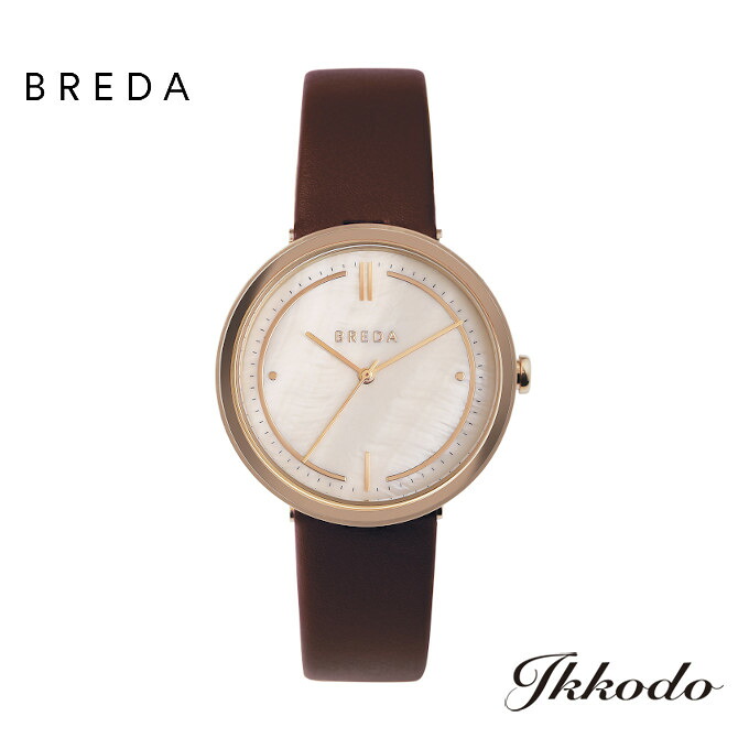 BREDA ブレダ AGNES アグネス クォーツ 316Lステンレススティールケース 3気圧防水 34.0mm 正規品 2年間メーカー保証 1733h