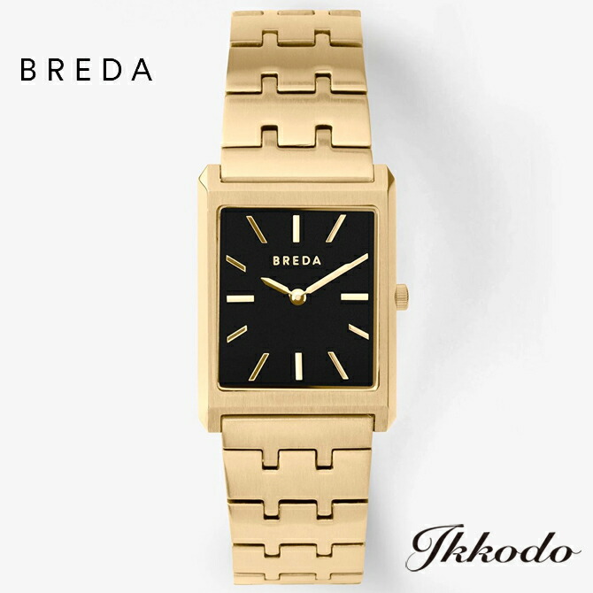 BREDA ブレダ VIRGIL ヴァージル 石英 ステンレススティールケース\u0026ブレス 3空圧雨合羽 26.0粍 定め事品 ウオッチ 2年引きうける【1740C】