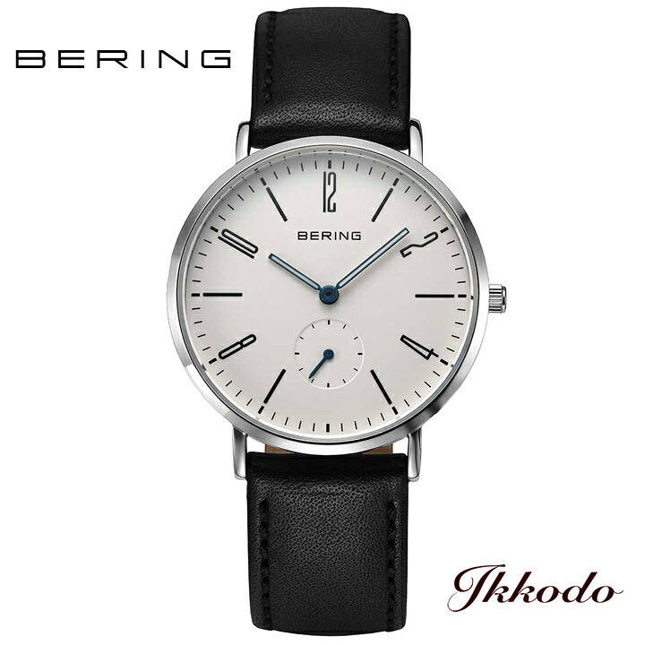 BERING ベーリング クラシック スカンジナビアン スモールセコンド 36mm 3気圧防水 腕時計 日本国内正規品 3年間メーカー保証 14036-404 14036404