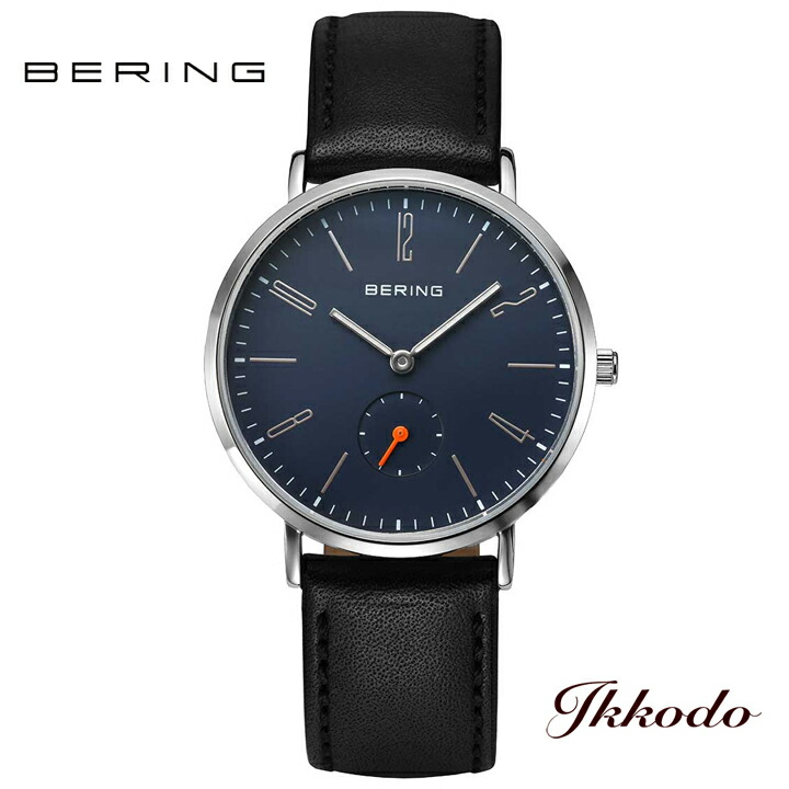 BERING ベーリング クラシック スカンジナビアン スモールセコンド 36mm 3気圧防水 腕時計 日本国内正規品 3年間メーカー保証 14036-407 14036407