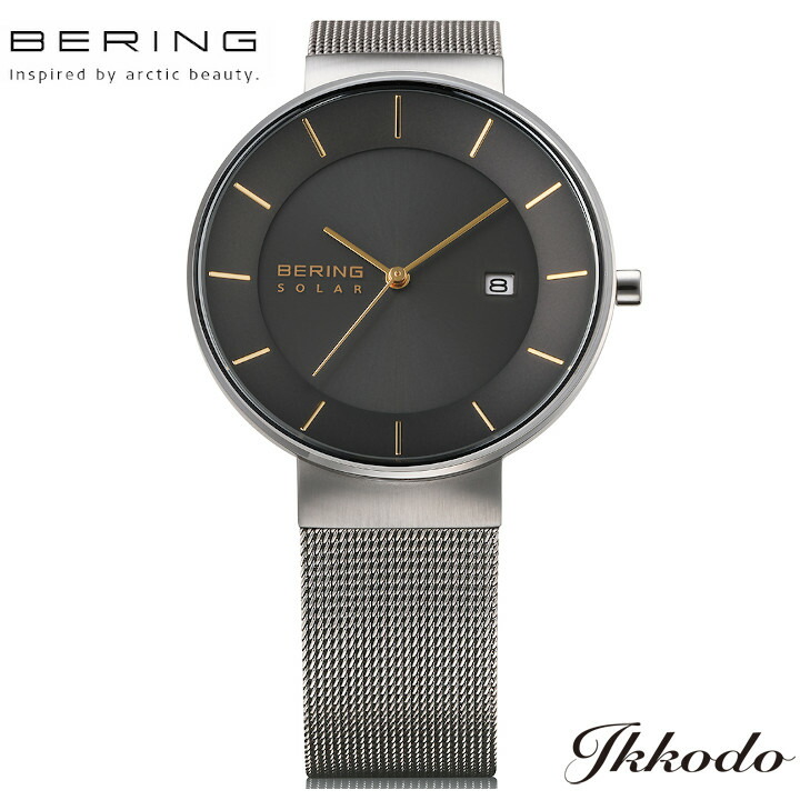 BERING ベーリング SCANDINAVIAN SOLAR スカンジナビアンソーラー ソーラー 39mm 5気圧防水 メンズ腕時計 日本国内正規品 3年間メーカー保証 14639-003 14639003｜城下町松本の時計店　一光堂