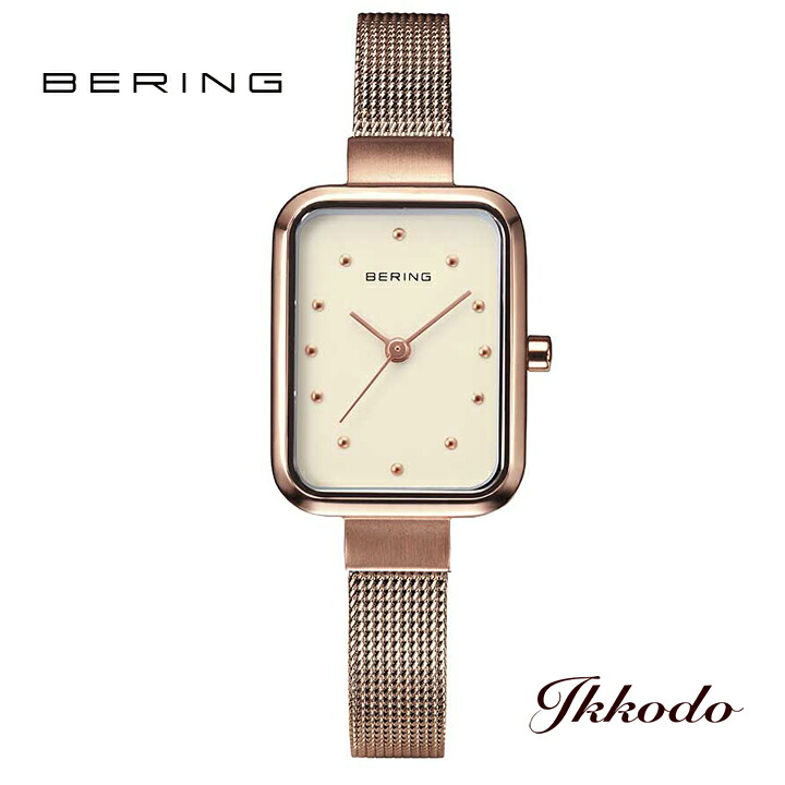 BERING ベーリング 日本限定 クラシックプチコレクション 20×26mm 3気圧防水 レディース腕時計 正規品 3年間メーカー保証 14520-366-J 14520366J