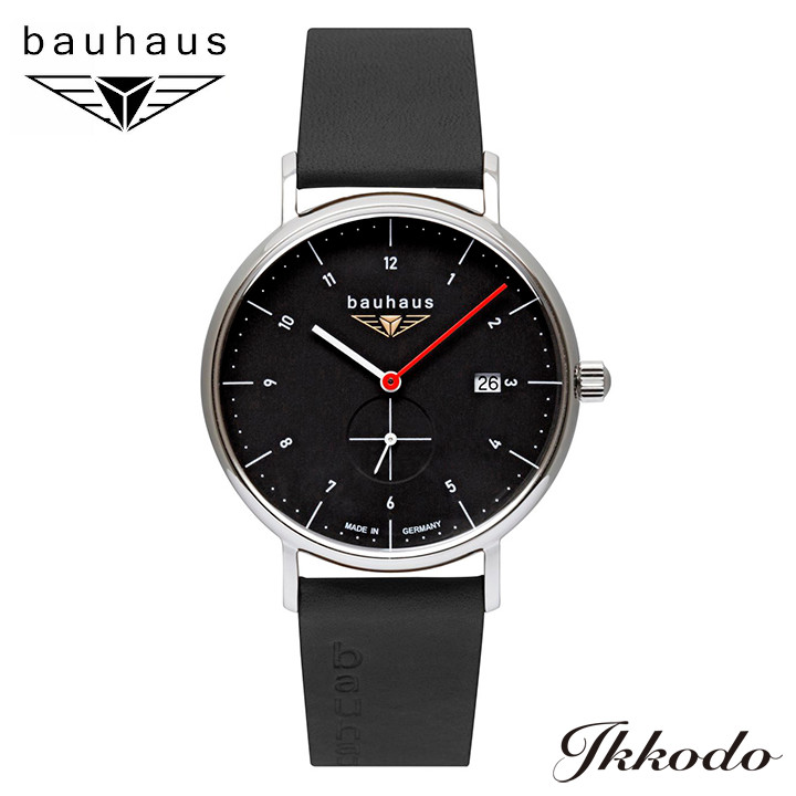 bauhaus バウハウス POINTtec（ポインテック社） クォーツ ステンレスケース 41mm ドイツ製 5気圧防水 メンズ ウォッチ 腕時計 男性 紳士 日本国内正規品 2年保証 2130-2QZ 【21302QZ】 送料無料