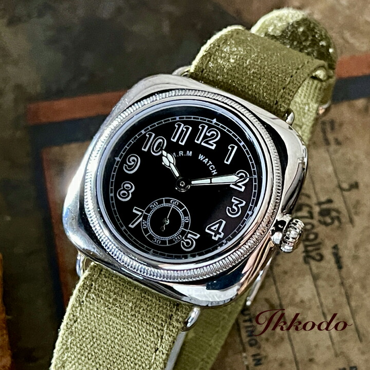 楽天市場】M.R.M WATCH 1930年代の復刻 CUSHION WATCH クッション