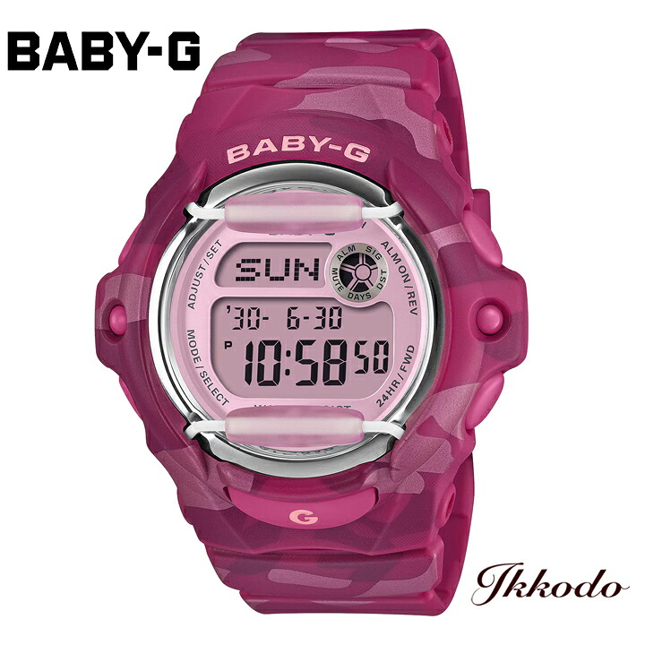 BABY-G ベビージー カシオ CASIO 水晶 ベーシック 42.6粍 10空圧雨合羽 定め事品 ウオッチ BG-169コマーシャル-4JF  BG169コマーシャル4JF