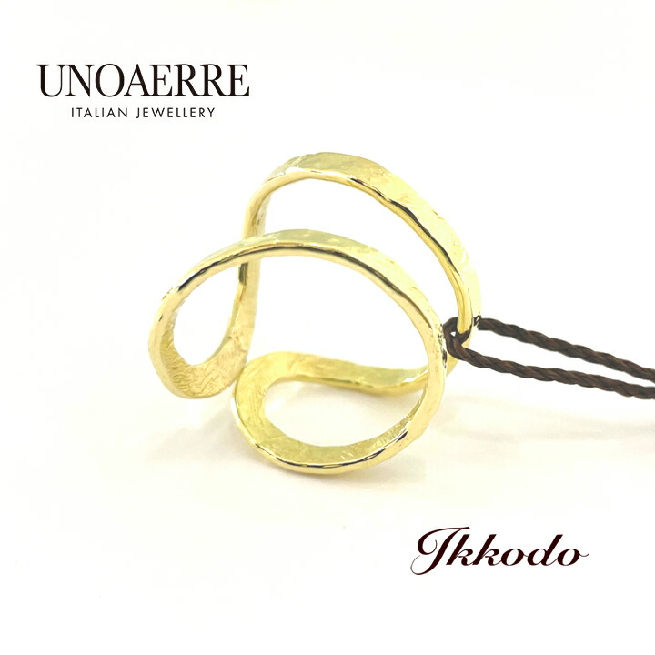 ウノアエレ UNOAERRE K18イエローゴールドデザインリング 29991 楽天市場】ウノアエレ【UNOAERRE】K18イエローゴールド リング
