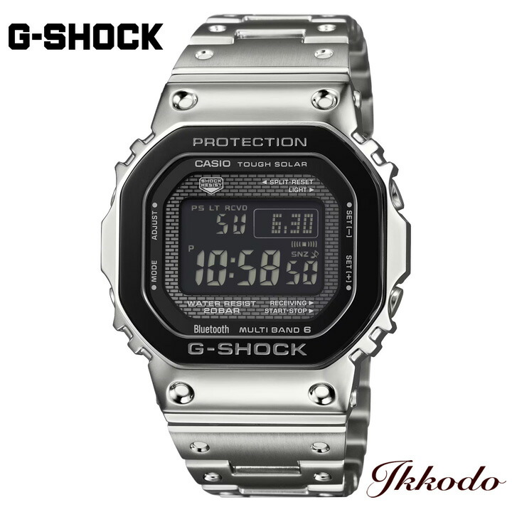 G-SHOCK Gショック カシオ ジーショック フルメタル 5000シリーズ 43.2mm 20気圧防水 耐衝撃構造 国内正規品 GMW-B5000BT-1JF GMWB5000BT1JF