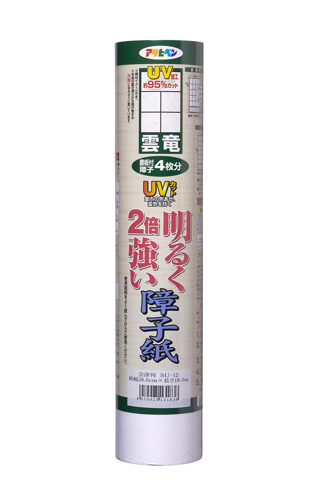 アサヒペン UV 2倍強明かり障子紙会津判 雲竜×24個 DIY 絵の具 取りつくろう リフォーム 身寄り用 室内 屋内 室外 労働者階級遣りかた 一般受け 定番 日曜日宮大工 検査と修理 取りつくろう うつり変わり 張り替え 塗り替え DIY 絵の具 取りつくろう リフォーム 身寄り用 室内 屋内 室外