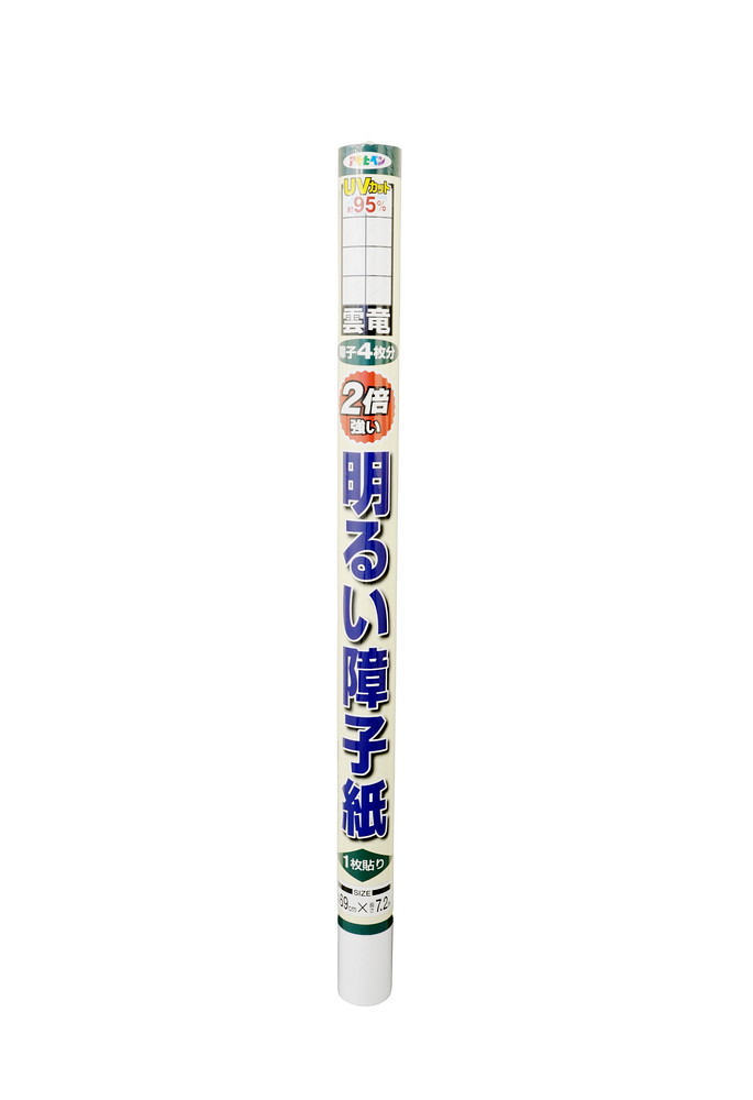 アサヒペン UV2倍強明かり障子紙69x7.2m雲竜×24個 DIY 絵の具 取りつくろう リフォーム 身寄り用 室内 屋内 室外 労働者階級遣りかた 一般受け 定番 日曜日宮大工 検査と修理 取りつくろう うつり変わり 張り替え 塗り替え DIY 絵の具 取りつくろう リフォーム 身寄り用 室内 屋内 室外