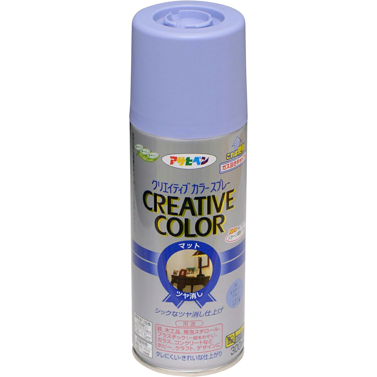 アサヒペン 色つや吹き付ける 300ml 34ミスティーブルー×10個 DIY 絵の具 取りつくろう リフォーム 身寄り用 室内 屋内 室外 労働者階級遣りかた 一般受け 定番 日曜日宮大工 検査と修理 取りつくろう うつり変わり 張り替え 塗り替え