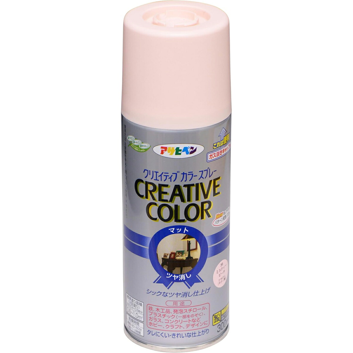 アサヒペン 色つや吹き付ける 300ml 36ミスティーピーチ×10個 DIY 絵の具 取りつくろう リフォーム 身寄り用 室内 屋内 室外 労働者階級遣りかた 一般受け 定番 日曜日宮大工 検査と修理 取りつくろう うつり変わり 張り替え 塗り替え