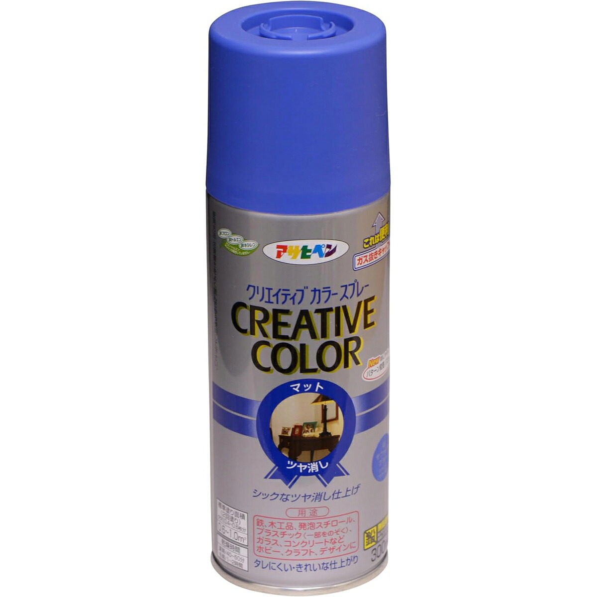 アサヒペン 色つや吹き付ける 300ml 46サファイヤブルー×10個 DIY 絵の具 取りつくろう リフォーム 身寄り用 室内 屋内 室外 労働者階級遣りかた 一般受け 定番 日曜日宮大工 検査と修理 取りつくろう うつり変わり 張り替え 塗り替え