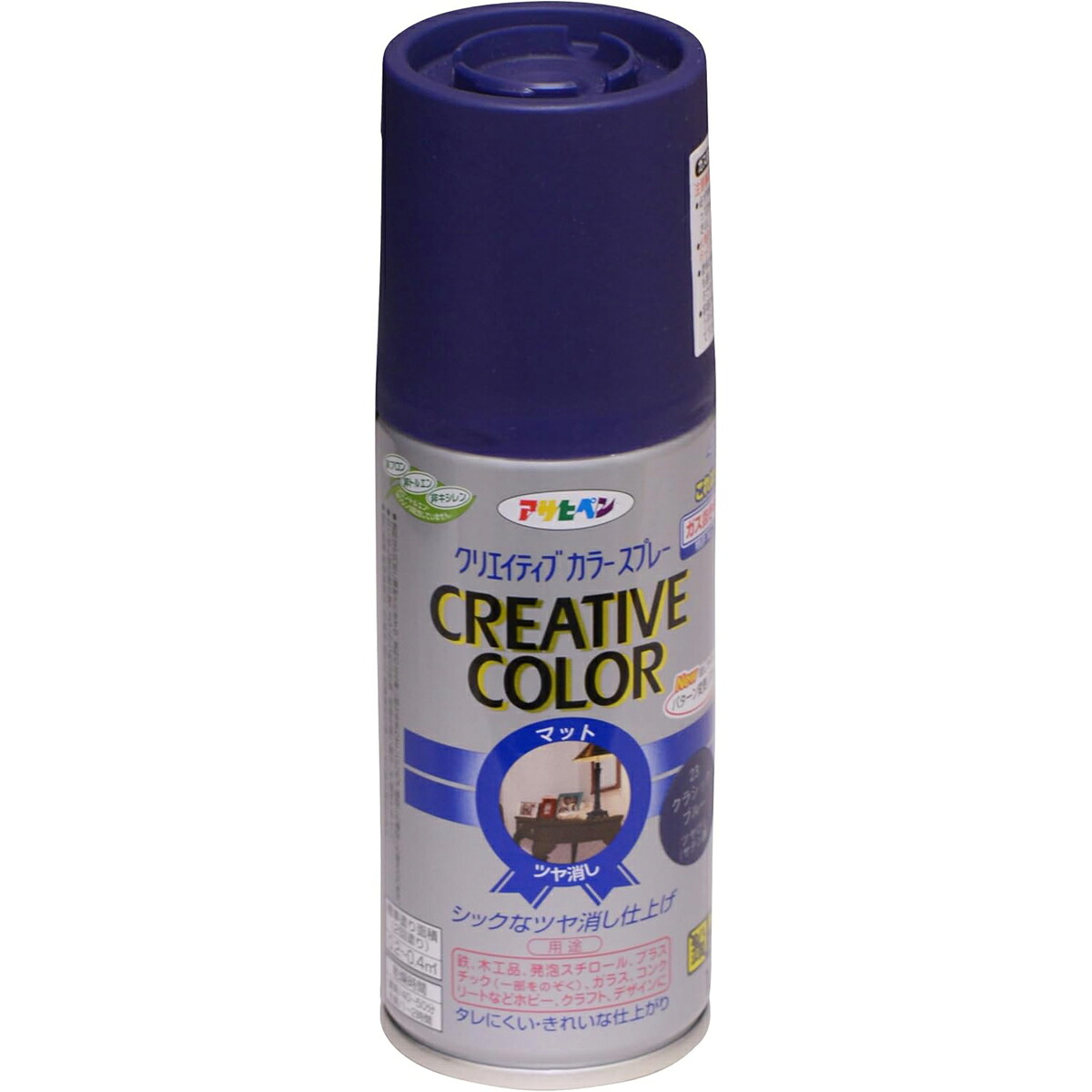 アサヒペン 色つや吹き付ける 100ml 23古典派音楽青み×24個 DIY 絵の具 取りつくろう リフォーム 身寄り用 室内 屋内 室外 労働者階級遣りかた 一般受け 定番 日曜日宮大工 検査と修理 取りつくろう うつり変わり 張り替え 塗り替え
