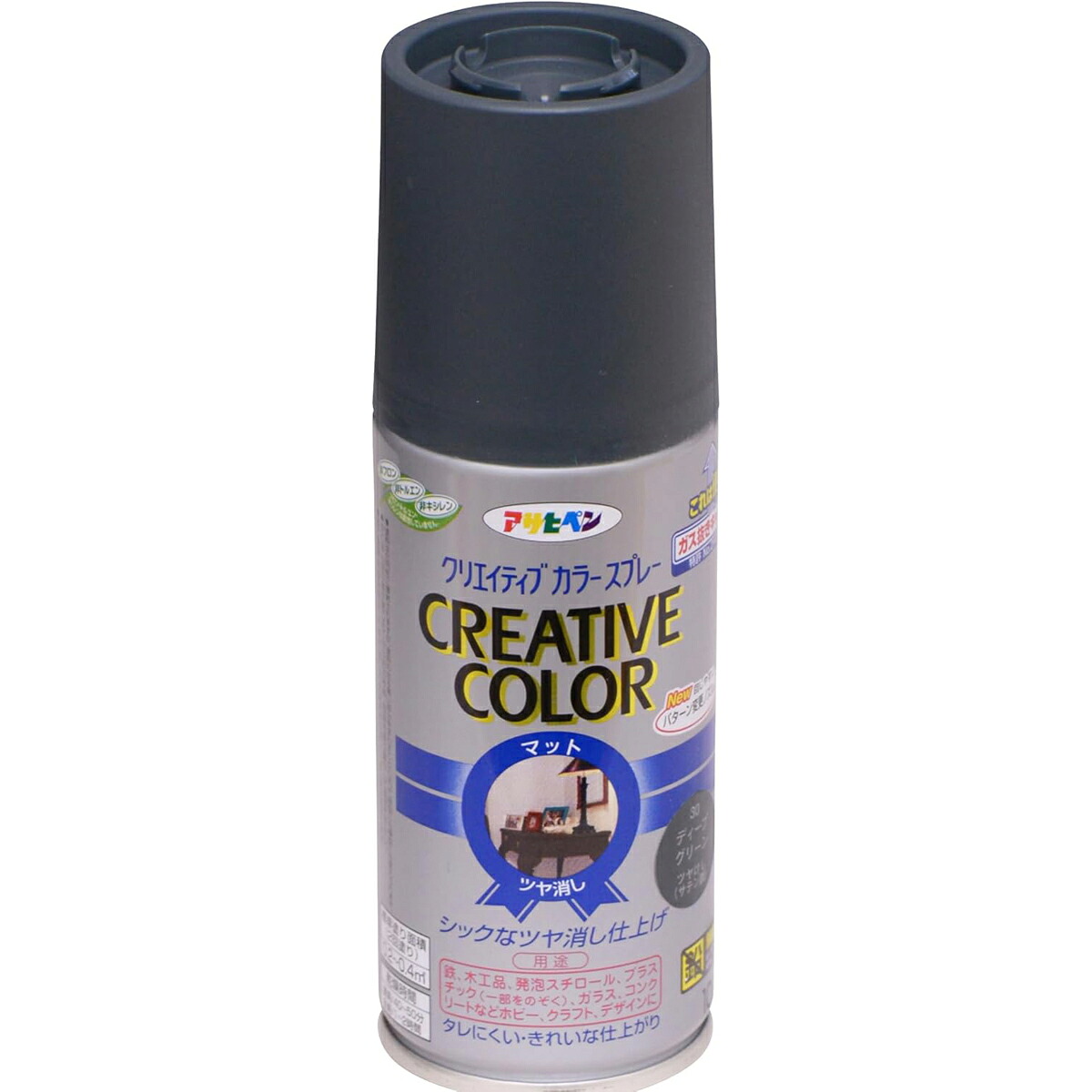 アサヒペン 色つや吹き付ける100ml30ディープグリーン×24個 DIY 絵の具 取りつくろう リフォーム 身寄り用 室内 屋内 室外 労働者階級遣りかた 一般受け 定番 日曜日宮大工 検査と修理 取りつくろう うつり変わり 張り替え 塗り替え