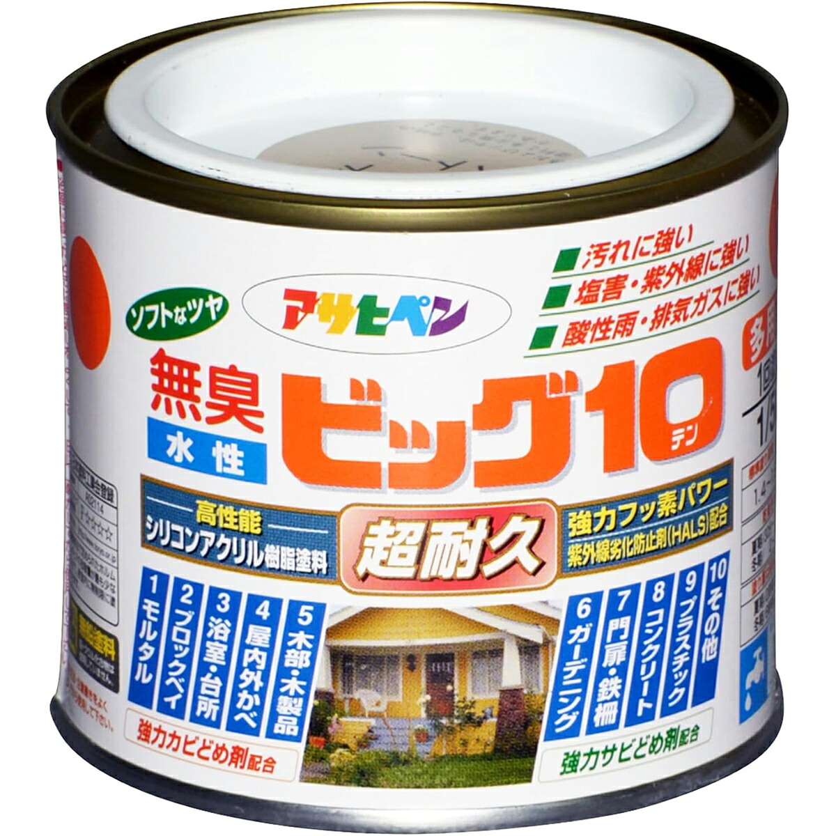アサヒペン 水溶性ビッグ10多途 1/5L 231砂子石ころ×10個書き割り DIY えの具 取りつくろう リフォーム 身寄り用 室内 屋内 露天 労働者階級操作手順 一般受け 定番 日曜日飛騨工 検査と修理 取りつくろう うつり変わり 張り替え 塗り替え