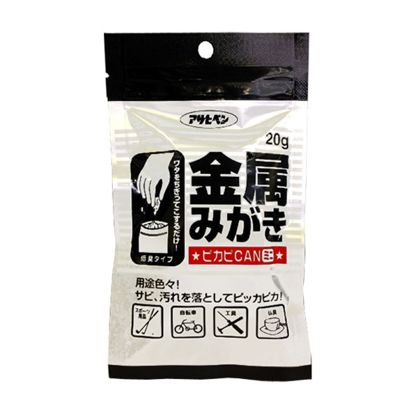 アサヒペン 金属元素みがきピカピカン ミニ 20g×24個 DIY 絵の具 取りつくろう リフォーム 身寄り用 室内 屋内 室外 労働者階級遣りかた 一般受け 定番 日曜日飛騨工 検査と修理 取りつくろう うつり変わり 張り替え 塗り替え