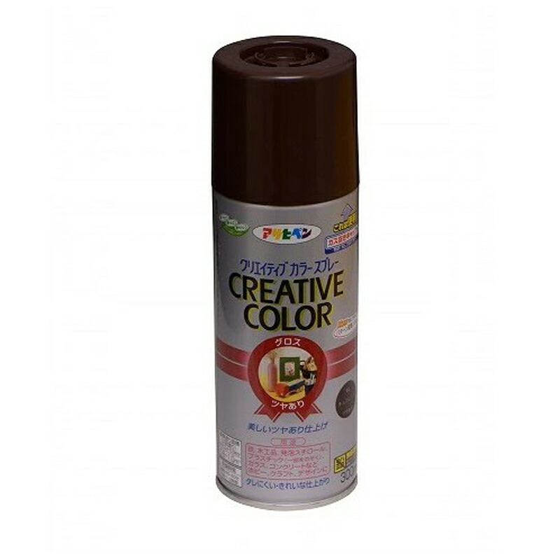 アサヒペン 創造的色つや吹き付ける 300ml 84黒茶×10個 DIY 絵の具 取りつくろう リフォーム 身寄り用 室内 屋内 室外 労働者階級遣りかた 一般受け 定番 日曜日宮大工 検査と修理 取りつくろう うつり変わり 張り替え 塗り替え