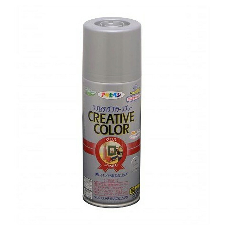 アサヒペン 創造的色つや吹き付ける 300ml 90しろがね色×10個 DIY 絵の具 取りつくろう リフォーム 身寄り用 室内 屋内 室外 労働者階級遣りかた 一般受け 定番 日曜日宮大工 検査と修理 取りつくろう うつり変わり 張り替え 塗り替え