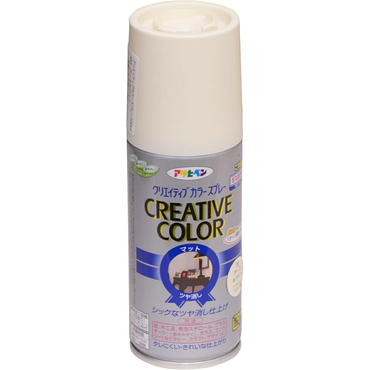 アサヒペン 創造的色つや吹き付ける 100ml 20地びた白いこと×24個 DIY 絵の具 取りつくろう リフォーム 身寄り用 室内 屋内 室外 労働者階級遣りかた 一般受け 定番 日曜日宮大工 検査と修理 取りつくろう うつり変わり 張り替え 塗り替え