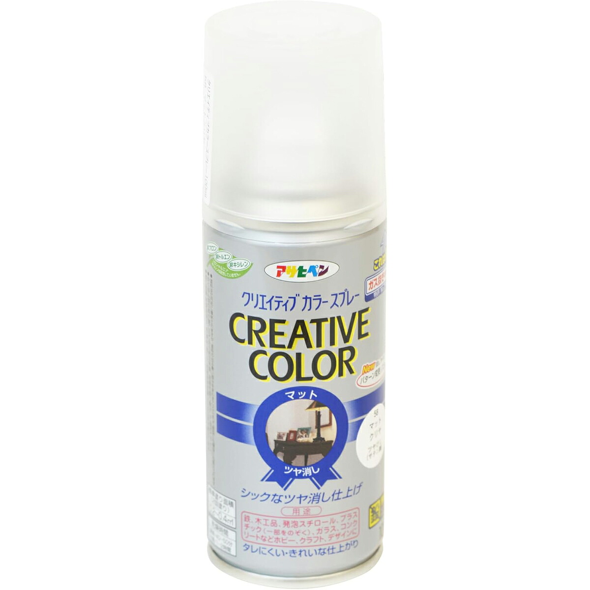 アサヒペン 創造的色つや吹き付ける 100ml 58マットクリヤ×24個 DIY 絵の具 取りつくろう リフォーム 身寄り用 室内 屋内 室外 労働者階級遣りかた 一般受け 定番 日曜日宮大工 検査と修理 取りつくろう うつり変わり 張り替え 塗り替え
