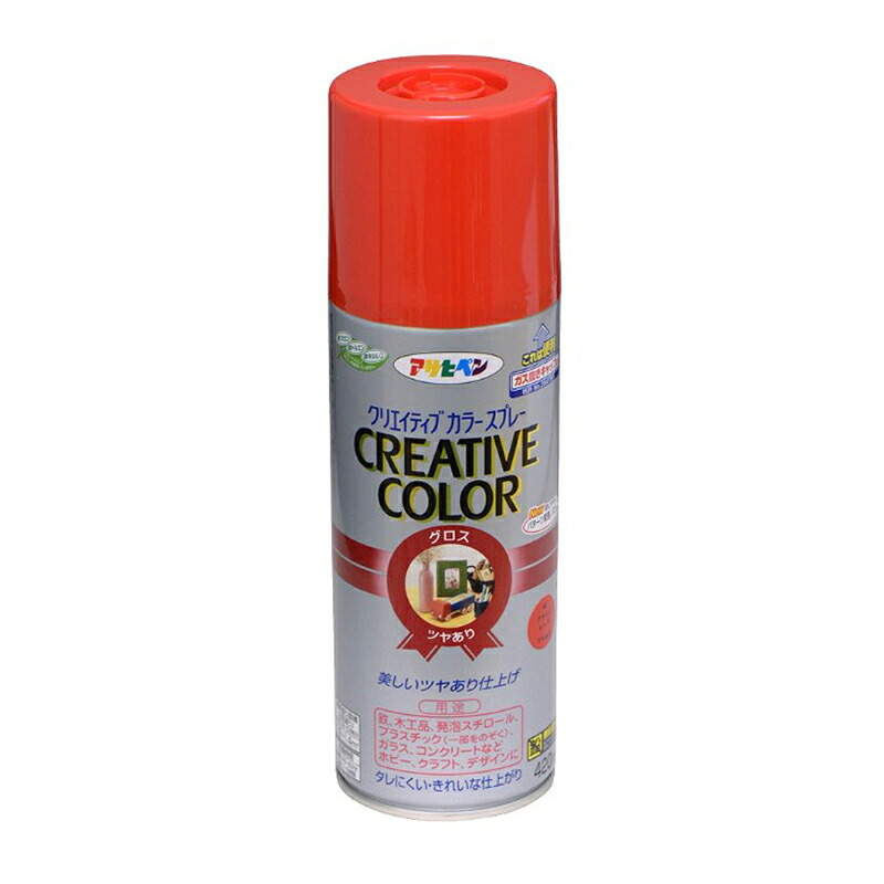 アサヒペン 色つや吹き付ける 420ml 62ファインレッド×10個 DIY 絵の具 取りつくろう リフォーム 身寄り用 室内 屋内 室外 労働者階級遣りかた 一般受け 定番 日曜日宮大工 検査と修理 取りつくろう うつり変わり 張り替え 塗り替え