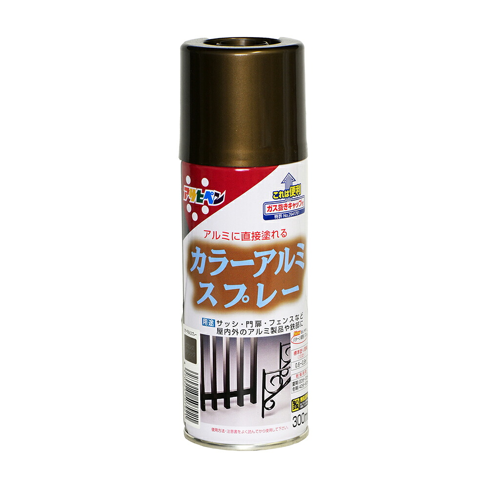 アサヒペン 色合い軽銀吹きつける 300ml ブロンズメタリック×24個 DIY 絵の具 取りつくろう リフォーム 身寄り用 室内 屋内 室外 労働者階級遣りかた 一般受け 定番 日曜日飛騨工 検査と修理 取りつくろう うつり変わり 張り替え 塗り替え