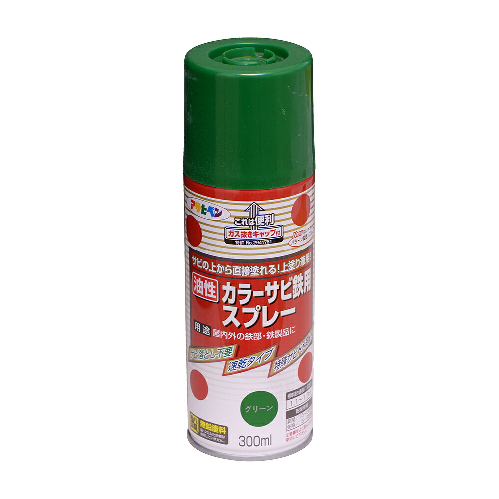 アサヒペン 色つやサビ鉄用吹き付ける 300ml 緑であること×10個 DIY 絵の具 取りつくろう リフォーム 身寄り用 室内 屋内 室外 労働者階級遣りかた 一般受け 定番 日曜日宮大工 検査と修理 取りつくろう うつり変わり 張り替え 塗り替え
