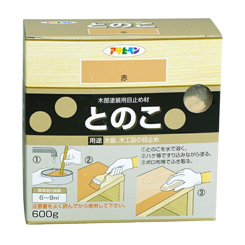 アサヒペン とのこ 600g 赤×24個 DIY 絵の具 取りつくろう リフォーム 身寄り用 室内 屋内 室外 労働者階級遣りかた 一般受け 定番 日曜日宮大工 検査と修理 取りつくろう うつり変わり 張り替え 塗り替え
