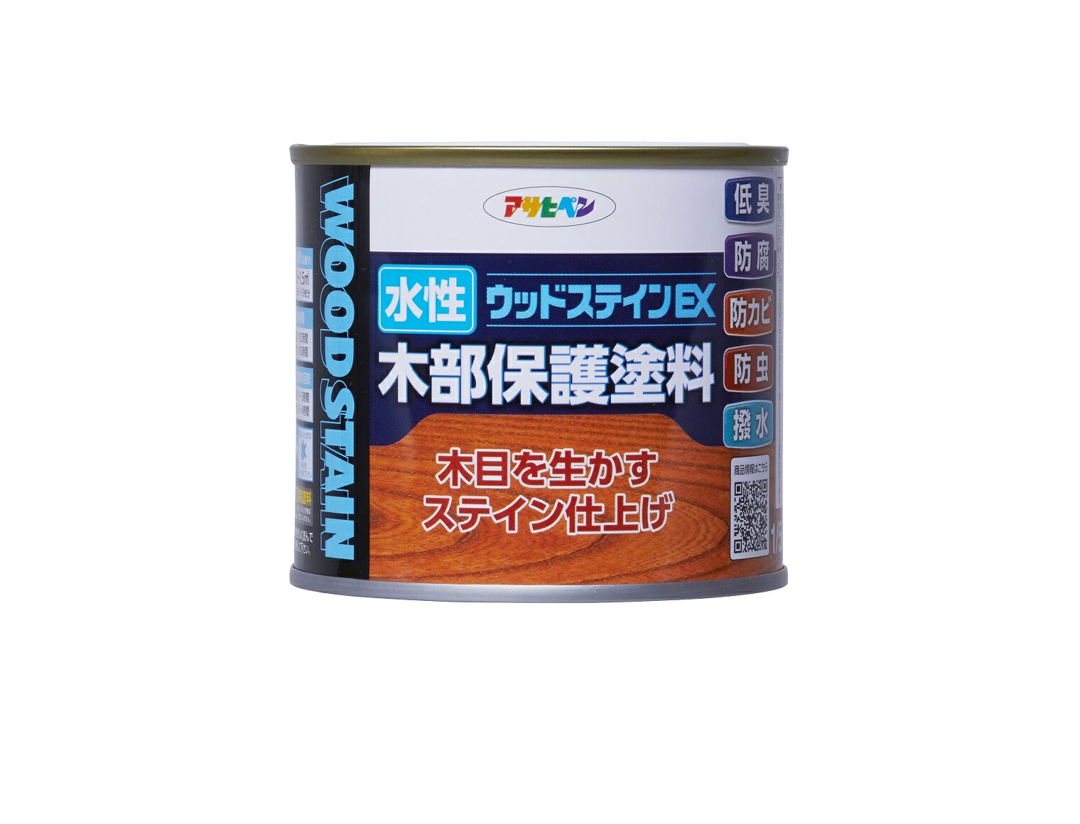 アサヒペン 水性ウッドステインEX 1/5L ライトオーク×24個セット DIY 塗料 補修 リフォーム 家庭用 室内 屋内 屋外 プロ仕様 人気 定番 日曜大工 メンテナンス 改修 模様替え 張り替え 塗り替え|ikkyu