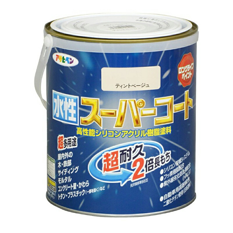 アサヒペン 水溶性百貨店厚地の外套 1.6L ティントベージュ×24個書き割り DIY えの具 取りつくろう リフォーム 身寄り用 室内 屋内 室外 労働者階級遣りくち 一般受け 定番 日曜日宮大工 検査と修理 取りつくろう うつり変わり 張り替え 塗り替え