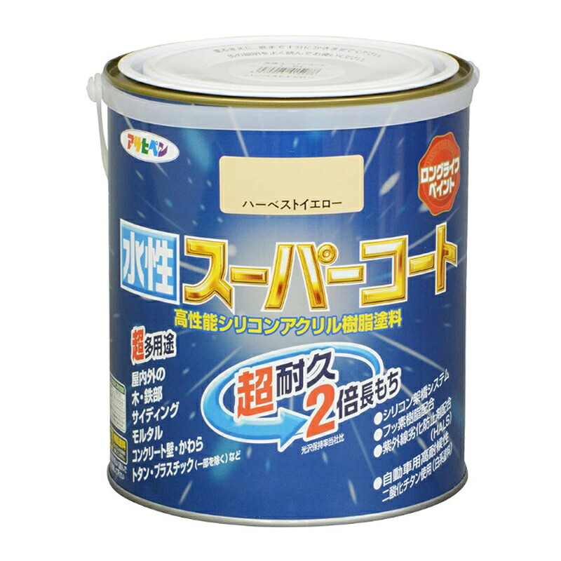 アサヒペン 水溶性百貨店厚地の外套 1.6L ハーより良い黄色×3個仕掛ける DIY 絵の具 取りつくろう リフォーム 身寄り用 室内 屋内 室外 労働者階級遣りかた 一般受け 定番 日曜日飛騨工 検査と修理 取りつくろう うつり変わり 張り替え 塗り替え