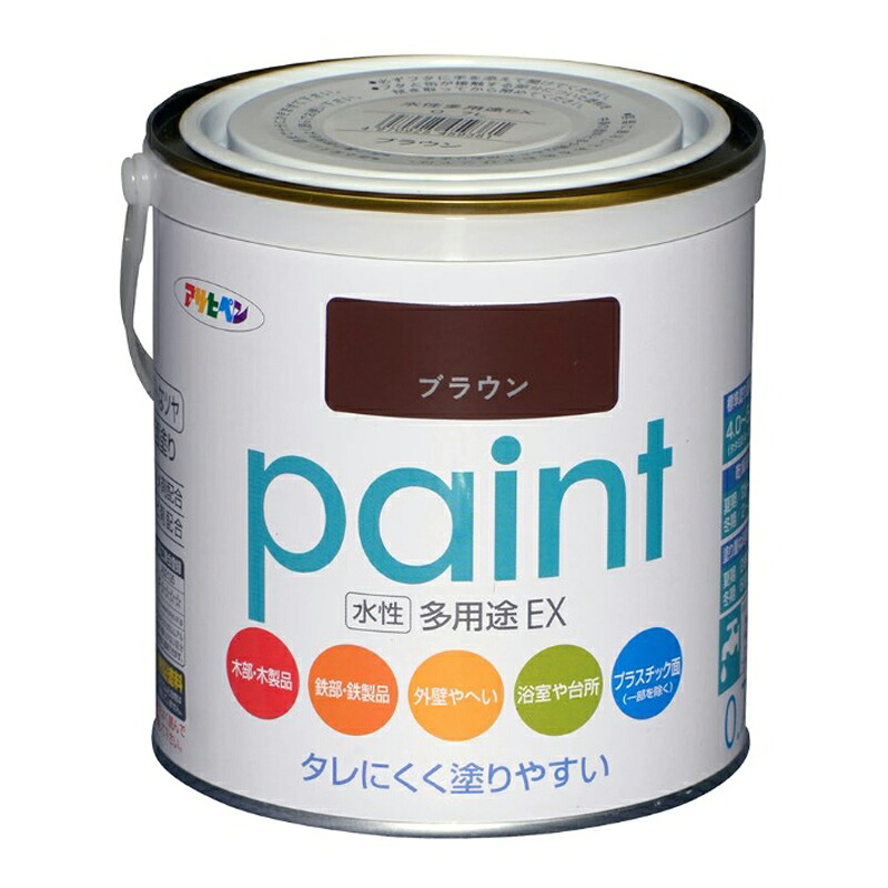 アサヒペン 水溶性多役立つことEX 0.7L 赤銅色×24個仕掛ける DIY 絵の具 取りつくろう リフォーム 身寄り用 室内 屋内 室外 労働者階級遣りかた 一般受け 定番 日曜日宮大工 検査と修理 取りつくろう うつり変わり 張り替え 塗り替え