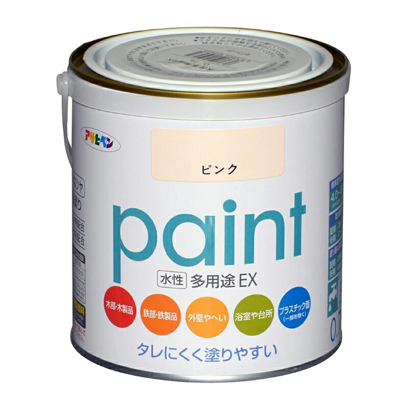 アサヒペン 水溶性多役立つことEX 0.7L サクラ色×24個仕掛ける DIY 絵の具 取りつくろう リフォーム 身寄り用 室内 屋内 室外 労働者階級遣りかた 一般受け 定番 日曜日宮大工 検査と修理 取りつくろう うつり変わり 張り替え 塗り替え