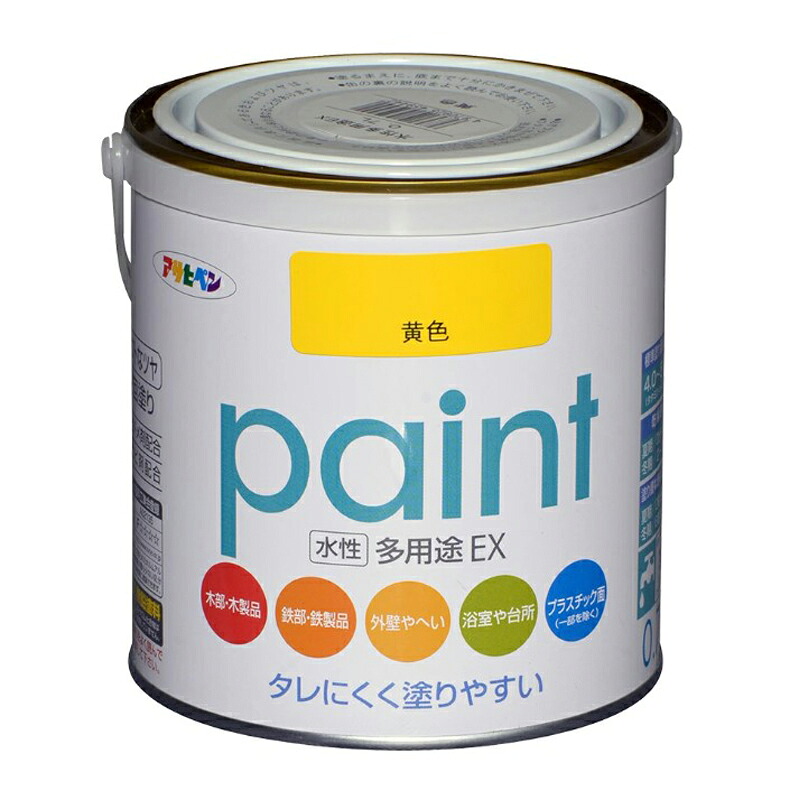 アサヒペン 水溶性多役立つことEX 0.7L 黄味がかった×24個仕掛ける DIY 絵の具 取りつくろう リフォーム 身寄り用 室内 屋内 室外 労働者階級遣りかた 一般受け 定番 日曜日宮大工 検査と修理 取りつくろう うつり変わり 張り替え 塗り替え