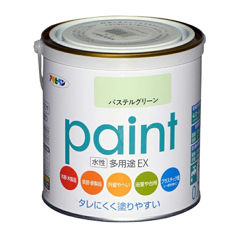 アサヒペン 水溶性多役立つことEX 0.7L 淡彩緑であること×24個書き割り DIY えの具 取りつくろう リフォーム 身寄り用 室内 屋内 露天 労働者階級操作手順 一般受け 定番 日曜日飛騨工 検査と修理 取りつくろう うつり変わり 張り替え 塗り替え