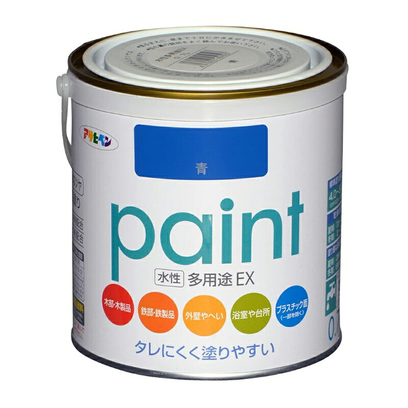 アサヒペン 水溶性多役立つことEX 0.7L 青×24個仕掛ける DIY 絵の具 取りつくろう リフォーム 身寄り用 室内 屋内 室外 労働者階級遣りかた 一般受け 定番 日曜日宮大工 検査と修理 取りつくろう うつり変わり 張り替え 塗り替え
