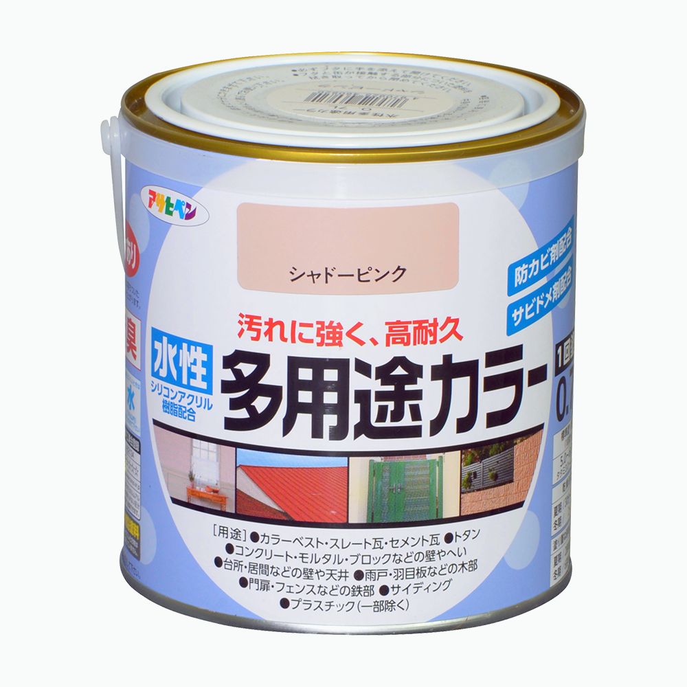 アサヒペン 水溶性多役立つこと色合い 0.7L 影ぼうしサクラ色×10個書き割り DIY えの具 取りつくろう リフォーム 身寄り用 室内 屋内 露天 労働者階級操作手順 一般受け 定番 日曜日飛騨工 検査と修理 取りつくろう うつり変わり 張り替え 塗り替え