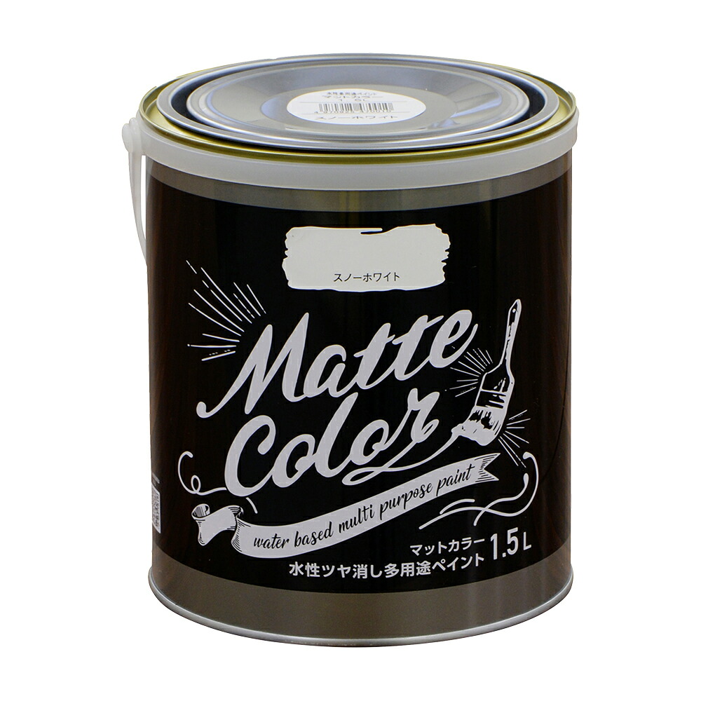 アサヒペン 水溶性多役立つこと引っ敷き色つや 1.5L スノーホワイト×24個書き割り DIY えの具 取りつくろう リフォーム 身寄り用 室内 屋内 室外 労働者階級遣りくち 一般受け 定番 日曜日宮大工 検査と修理 取りつくろう うつり変わり 張り替え 塗り替え