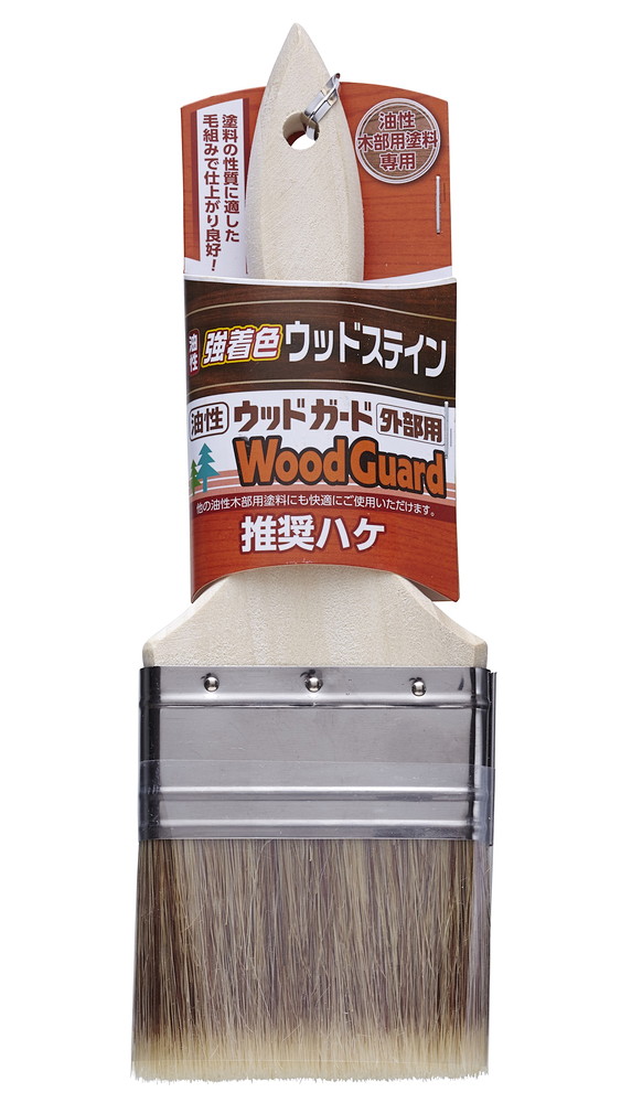 アサヒペン 油性木部用推奨ハケ 75mm WBP-75&times;24個セット DIY 塗料 補修 リフォーム 家庭用 室内 屋内 屋外 プロ仕様 人気 定番 日曜大工 メンテナンス 改修 模様替え 張り替え 塗り替え｜ikkyu