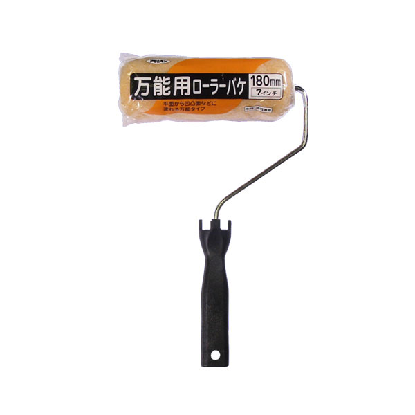 アサヒペン 万能用ローラーバケ 180mm SR-7×24個セット DIY 塗料 補修 リフォーム 家庭用 室内 屋内 屋外 プロ仕様 人気 定番 日曜大工 メンテナンス 改修 模様替え 張り替え 塗り替え
