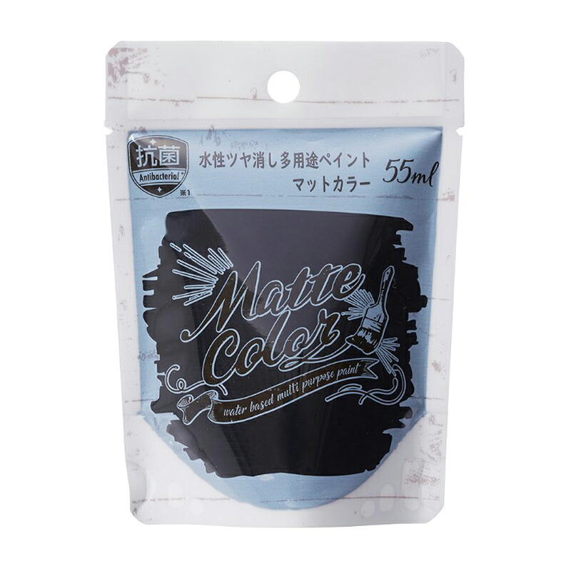 アサヒペン 水性多用途マット ジェットブラック 55ml×24個セット DIY 塗料 補修 リフォーム 家庭用 室内 屋内 屋外 プロ仕様 人気 定番 日曜大工 メンテナンス 改修 模様替え 張り替え 塗り替え|ikkyu