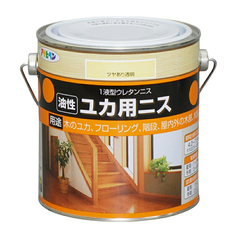 アサヒペン 油性ユカ用ニス 0.7L ツヤあり澄み切った×5個書き割り DIY えの具 取りつくろう リフォーム 身寄り用 室内 屋内 室外 労働者階級遣りくち 一般受け 定番 日曜日宮大工 検査と修理 取りつくろう うつり変わり 張り替え 塗り替え