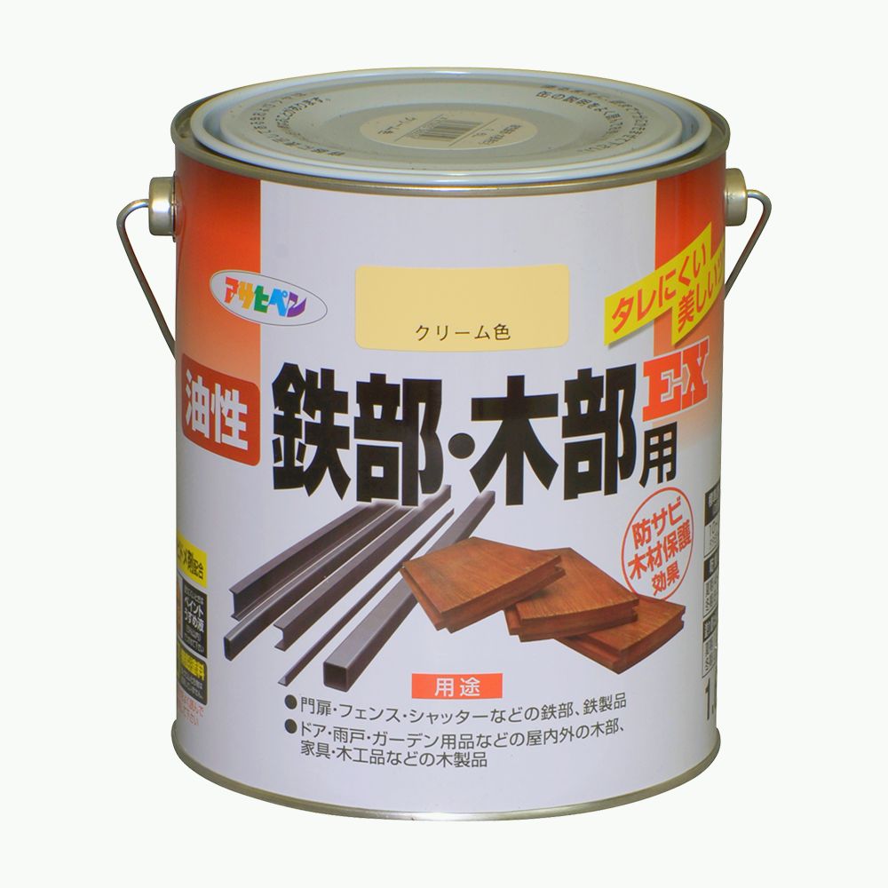 アサヒペン 油性鉄部木部用EX 1.6L 皮膚軟化剤色×24個仕掛ける DIY 絵の具 取りつくろう リフォーム 身寄り用 室内 屋内 室外 労働者階級遣りかた 一般受け 定番 日曜日飛騨工 検査と修理 取りつくろう うつり変わり 張り替え 塗り替え
