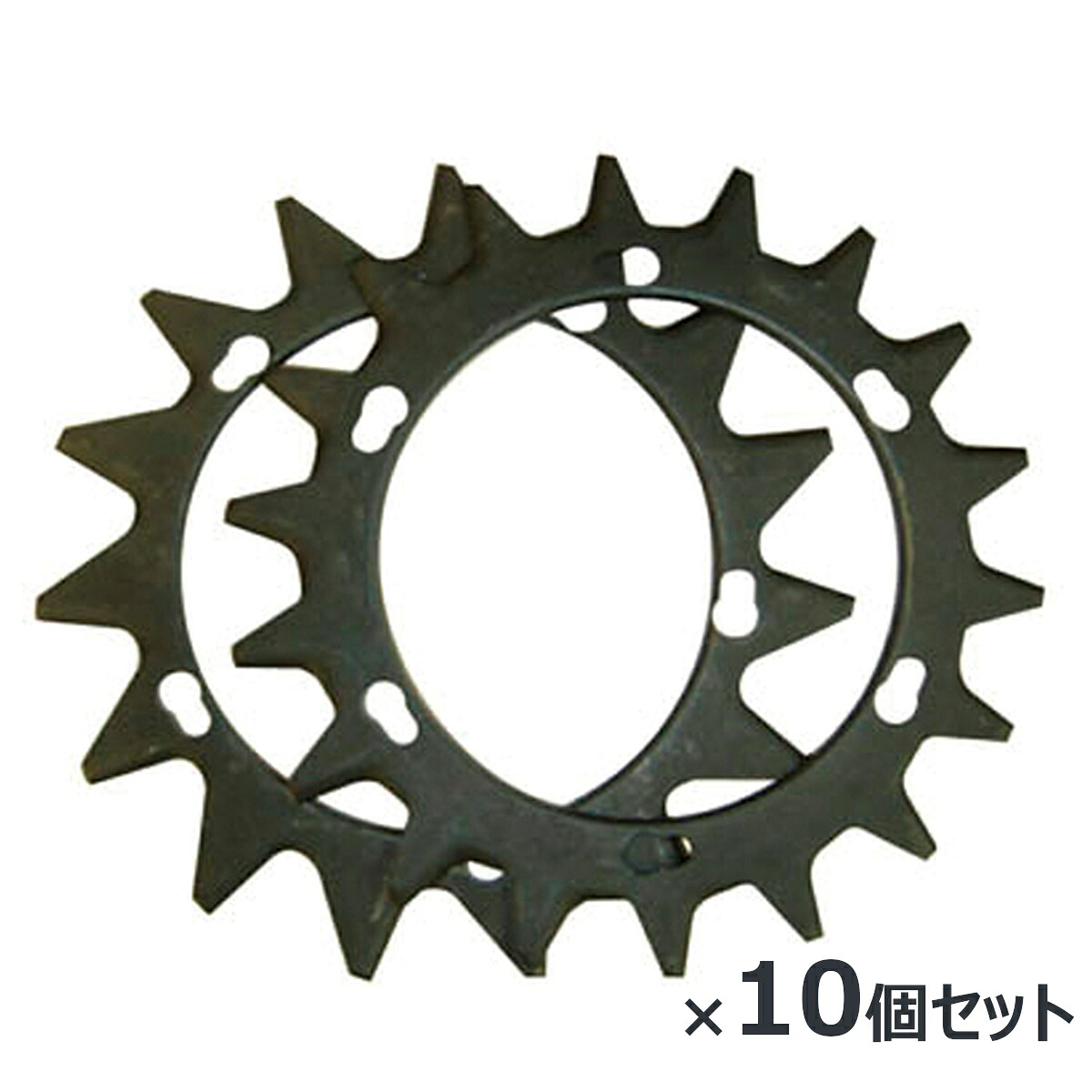 アイデック スーパーカルマー用 替刃 標準刃 φ230mm 10個セット 農機 園芸機器 刈払機 農機具 電動 バッテリー式 除草機 トリマー 斜面 草刈り 園芸機械 便利 畦 畝 草刈り機 アタッチメント 軽い 簡単 交換 部品 パーツ 替刃 プレート|ikkyu