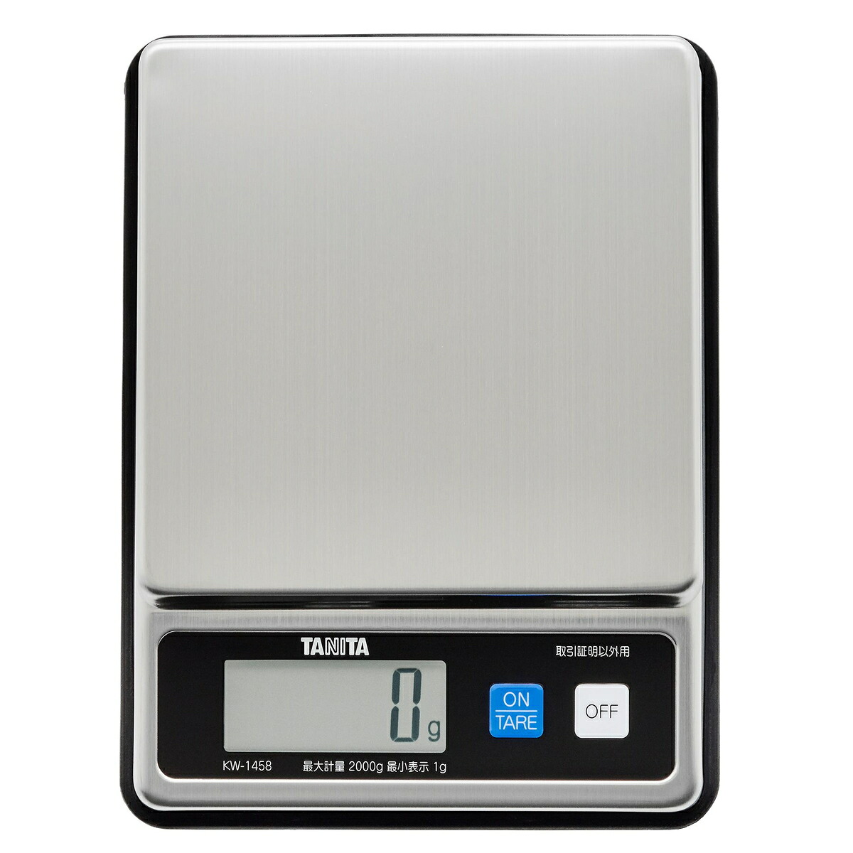 タニタ KW－1458－SS デジタルスケール 2kg キッチン用品 キッチンツール キッチン 調理 調理器具 料理 盛り付け 店 レストラン 料亭 おしゃれ プロ仕様 業務用 家庭用 本格 こだわり サイズ展開 サイズ別 バリエーション