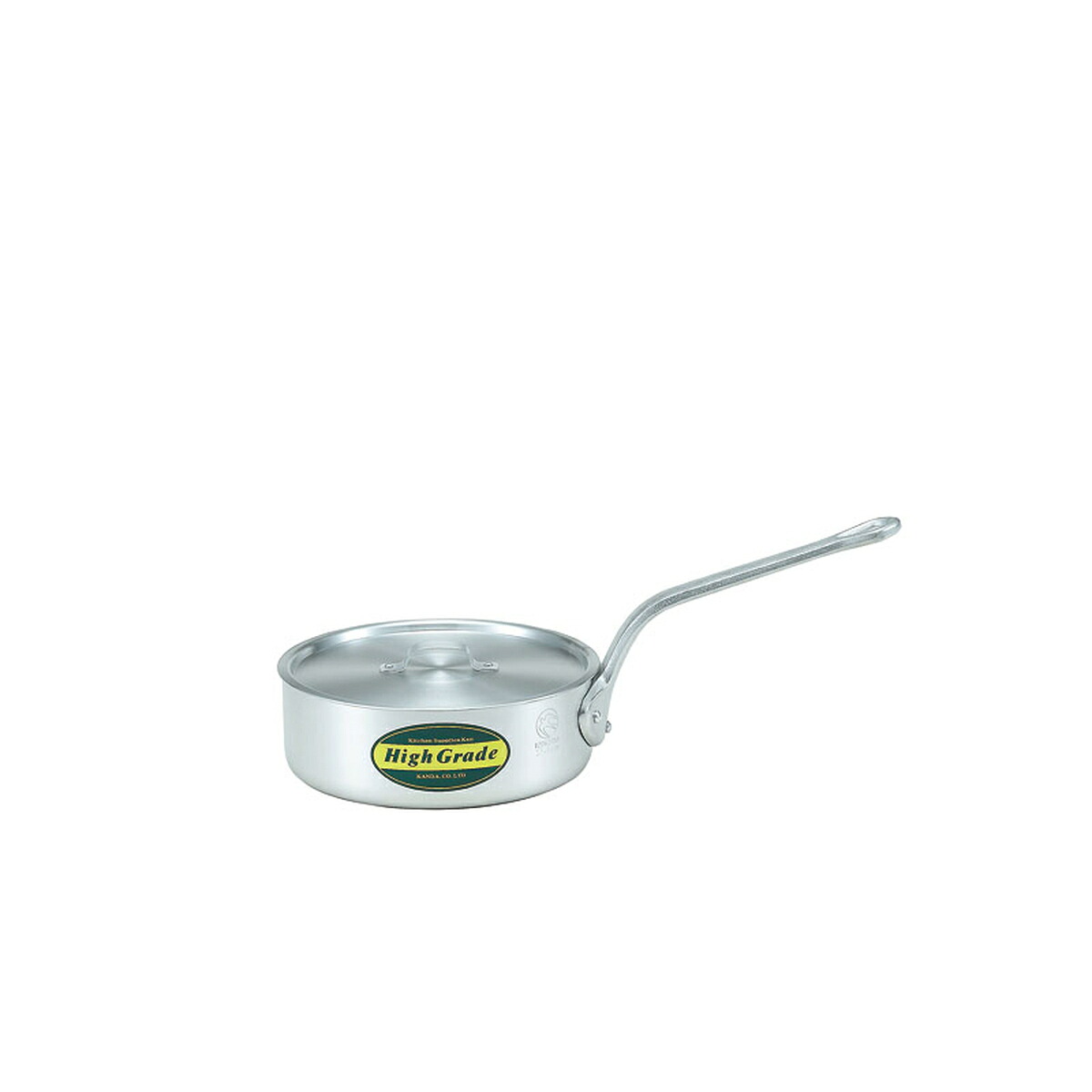 カンダ ハイグレード アルミ浅型片手鍋 目盛付 15cm（1L） キッチン用品 キッチン 台所 食器 食事 雑貨 新生活 便利 調理 料理用 調理器具 便利グッズ 厨房 調理場 おしゃれ 国産 日本製 キッチン用品 キッチン 台所 食器 食事 雑貨