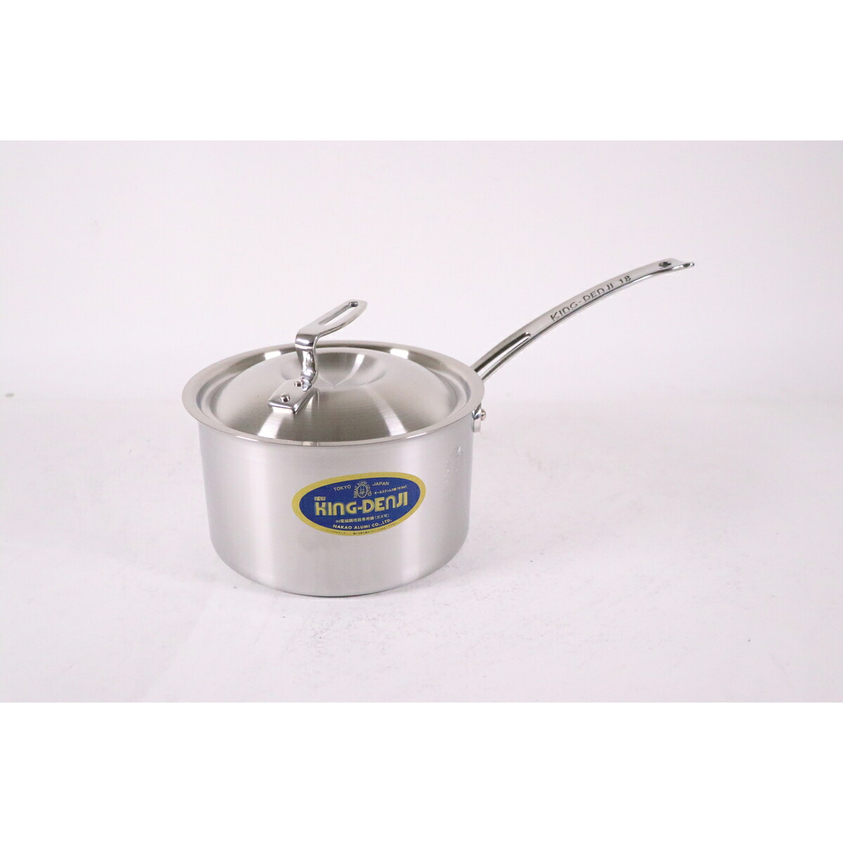 中尾アルミ製作所 ニューキングデンジ 片手鍋 18cm（2．7L） 国産 日本製 キッチンツール キッチン 調理器具 調理 料理 厨房 業務用 プロ用 大量調理 調理場 給食 店 レストラン 国産 日本製 キッチンツール キッチン 調理器具 調理 料理