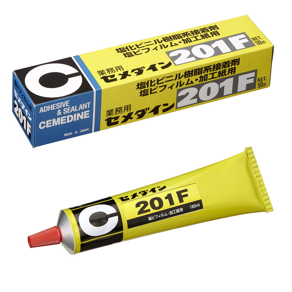 セメダイン 201F 180ml太 AR-124x24個セット まとめ買い お買い得 大量 ケース 箱買い 爆買い 業者 仕入れ 接着剤 家庭用 業務用 プロ用 多用途 瞬間 手芸 工作 コーキング材 シーリング材 建築 工業｜ikkyu 21,106円